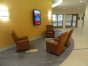 Soft seating areas like this are located through the Kroc Center in both the active and passive areas of the building.